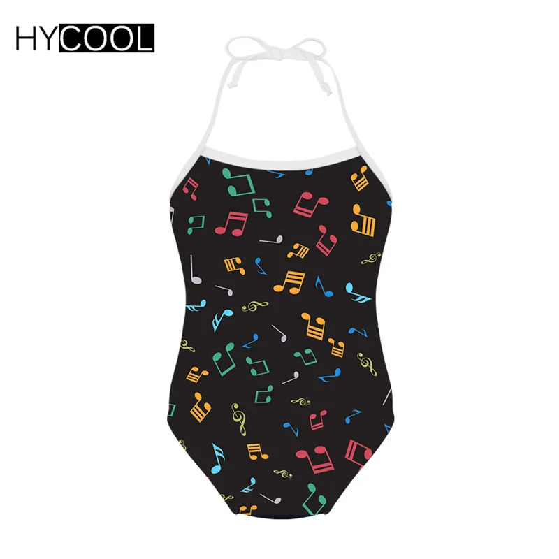 

Слитный купальник HYCOOL 2020, детские музыкальные ноты для девочек, купальный костюм Pattren, детские купальники, слитные костюмы, детская пляжная ...