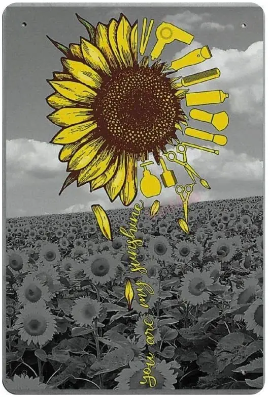 

You are My Sunshine Poster Funny Art Decor Vintage Aluminum Retro Metal Tin Sign Painting Decorative Signs 20x30cm