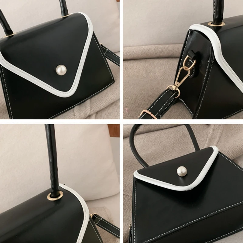 

Chain Women's Shoulder Bag Fashion New PU Leather Retro Luxury Portable Messenger Bag Mini Square Bag