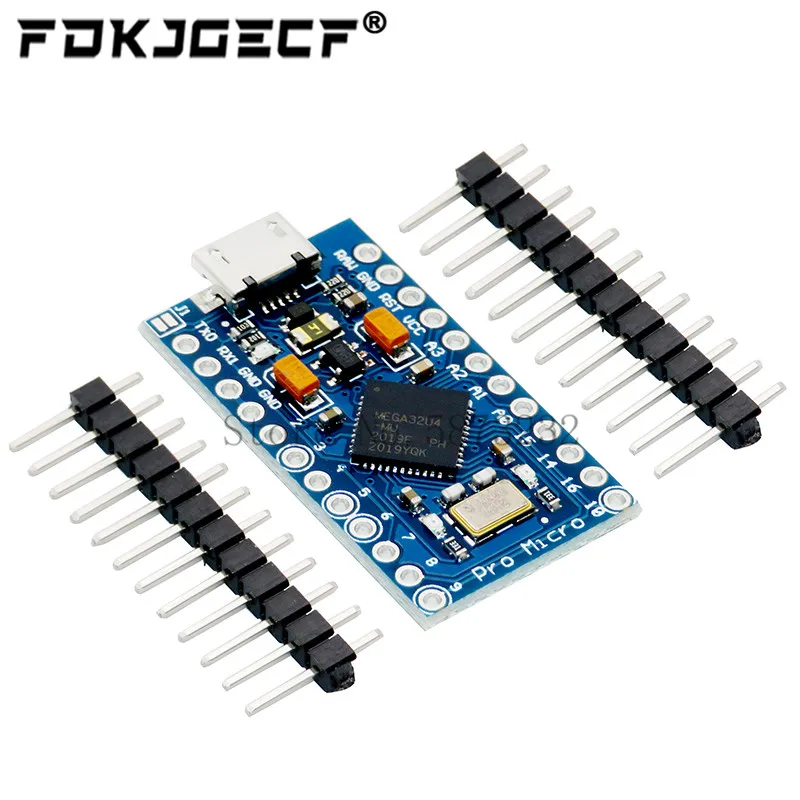 Pro Micro ATmega32U4 5V 16 МГц заменить ATmega328 для Arduino Pro Mini с 2 Row штыревые для Leonardo Mini Usb Интерфейс