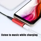 2 в 1 Usb Type C к 3,5 мм разъему Тип C аудио сплиттер наушники кабель наушники Aux 3,5 адаптер зарядное устройство Usb-C для Xiaomi HUAWEI