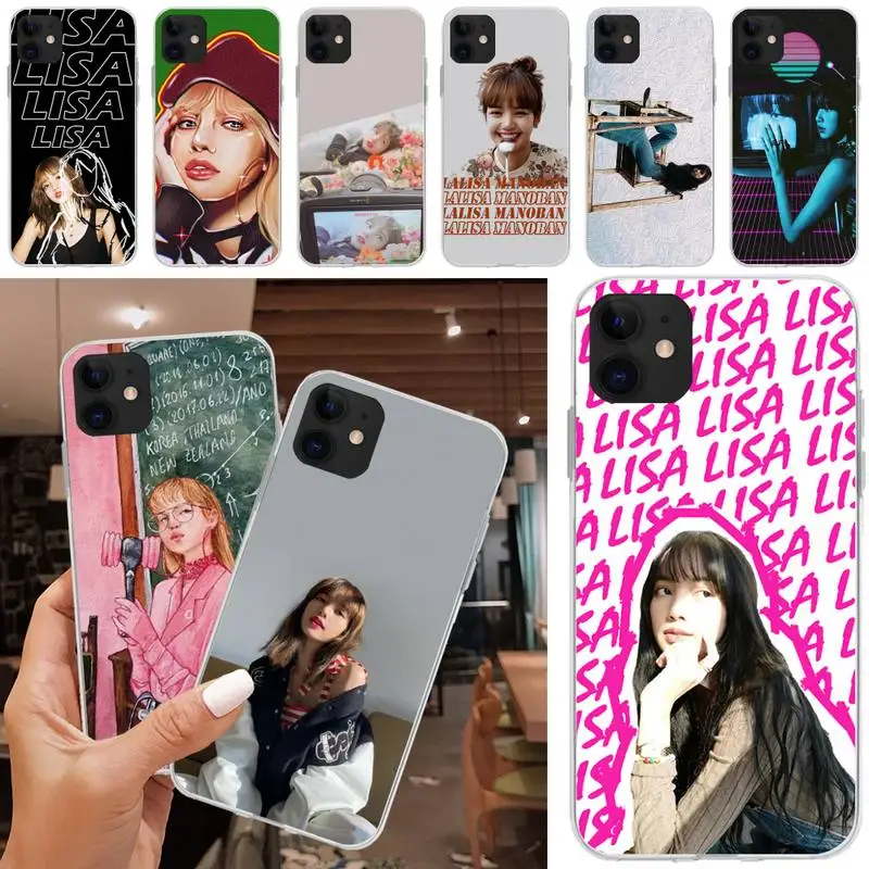 

Korean Thai Female Singer Phone Case Matching Coque Transparent For Iphone XR 11 12 13 Pro X XS Max 6 7 8 6s Plus SE2020 Case