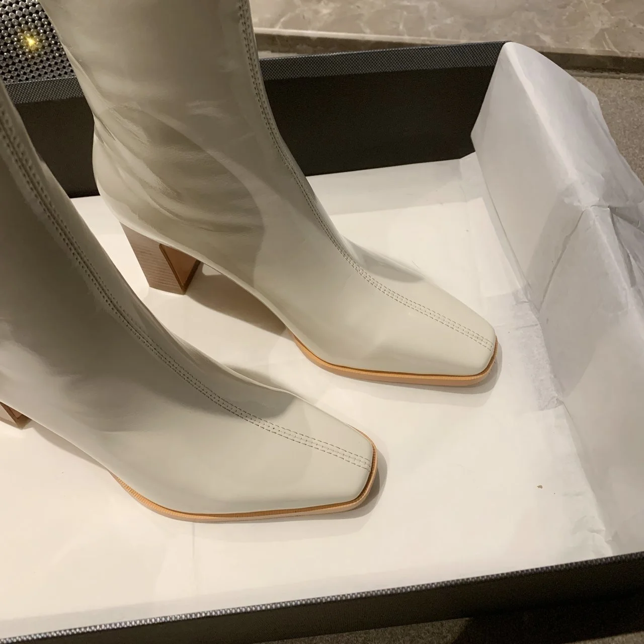 

Soft New Arrivals Boots Women Shoes Woman Boots Fashion Round PU Ankle Boots 2021 Winter Elastic Black Boots Comfortable Boots