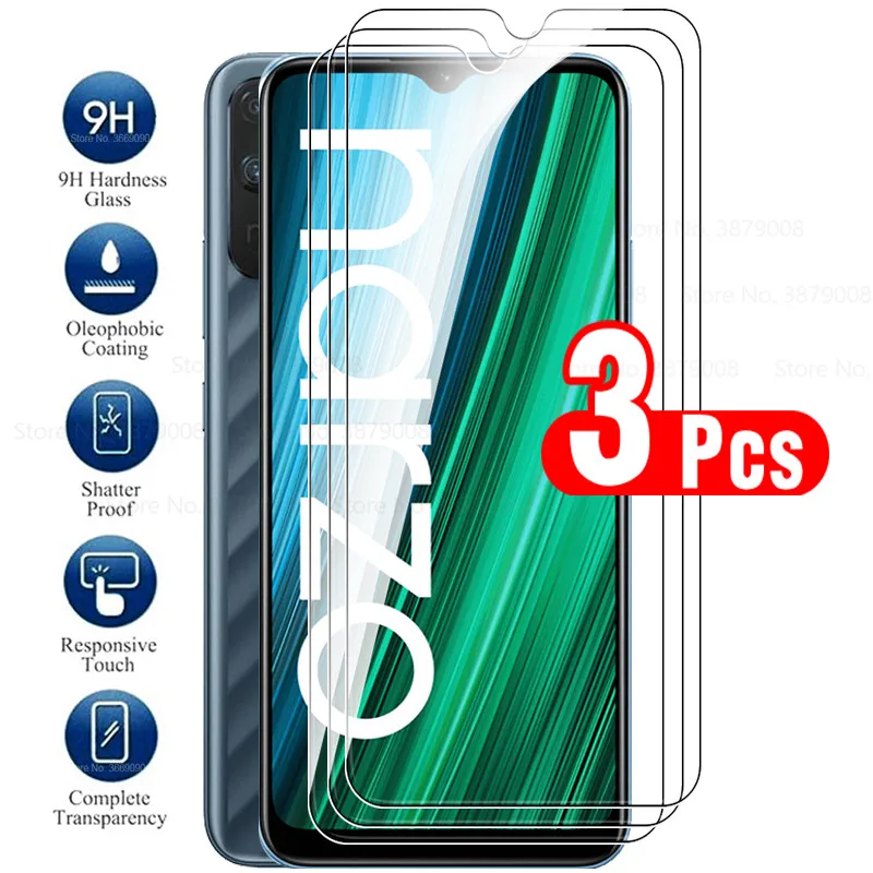 

Стекло Realmi Narzo 50A, 3 шт., закаленное стекло для Realme, Narzo 50a, защитная пленка для экрана телефона Narzo50A, Narzo 50i, 50 a, i, 6,5 дюйма, 2021