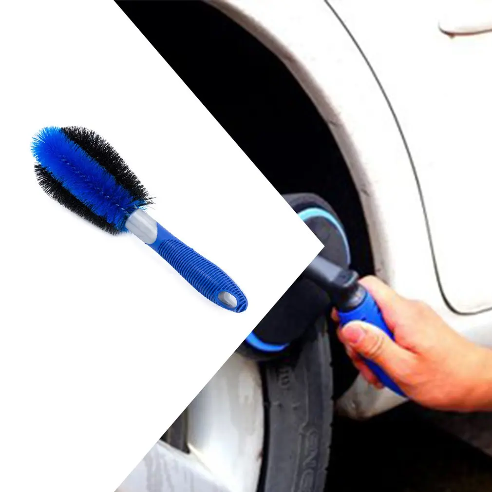 

Car Vehicle Motorcycle Wheel Hub Rubbing Tire Rims Dust Washing Brush Cleaner Cleaning Tool For Auto Truck