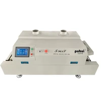puhui t 961s smart lcd touch screen pcb soldering machine 6 heating zones smt infrared conveyor reflow oven