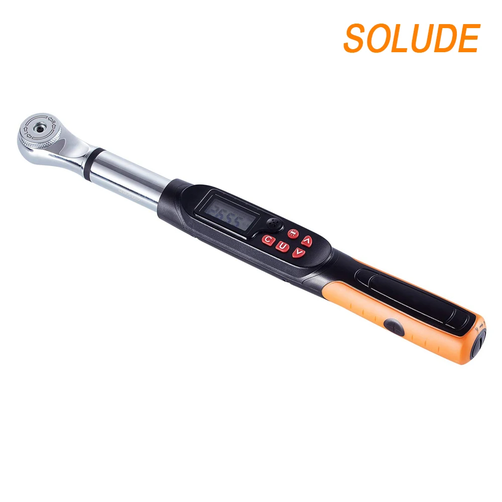 

SOLUDE Electronic Digital Adjustable Torque Wrench,1~340 Nm,Portable Precision Measuring Tools