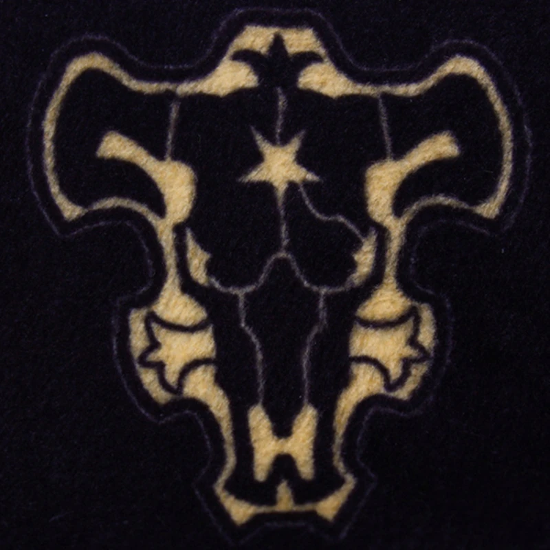 Аниме Черный клевер Аста император Логотип Повязка Косплэй костюмная головка