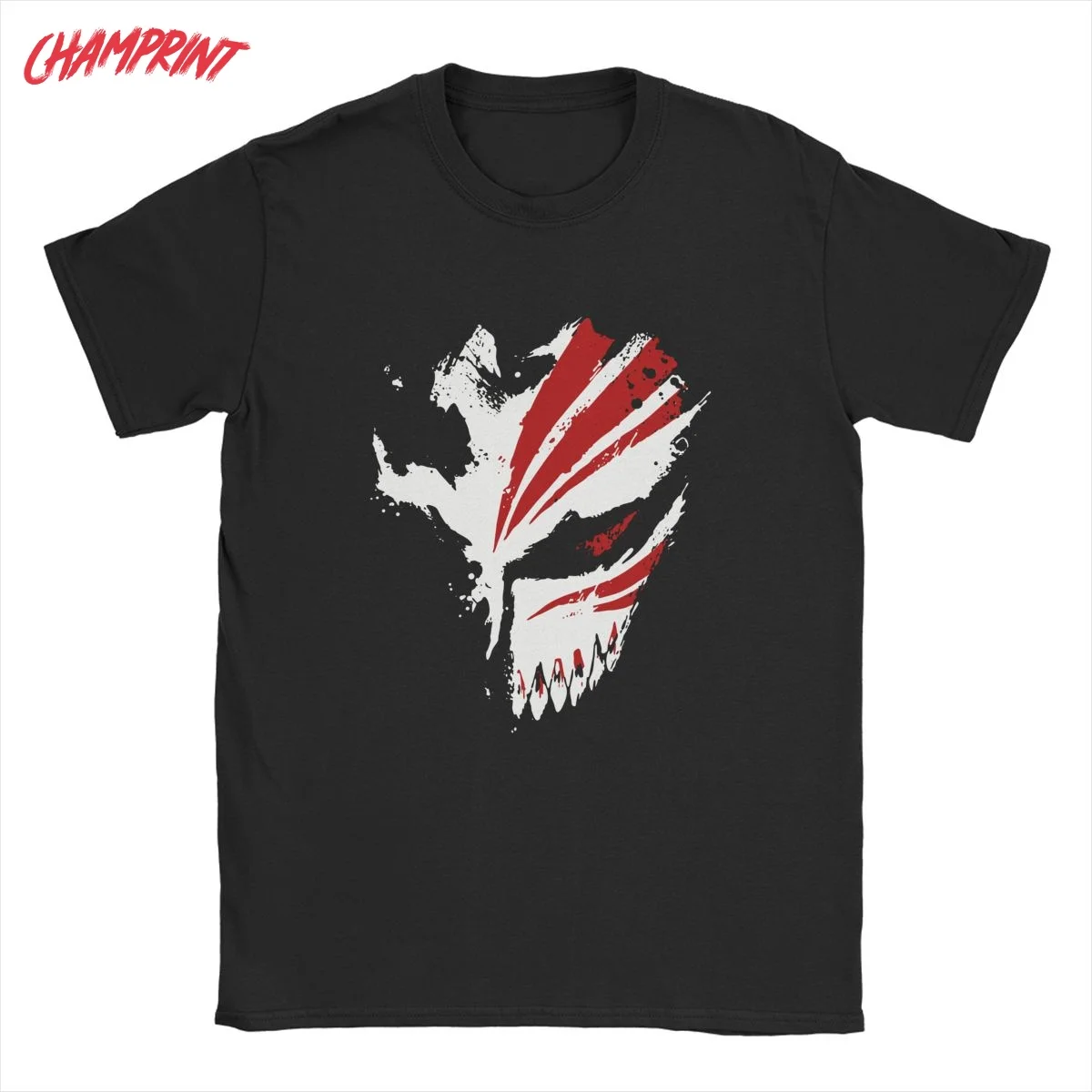 

Men BLEACH Kurosaki Ichigo T Shirt Anime 100% Cotton Clothes Humorous Short Sleeve Round Neck Tee Shirt Printed T-Shirt