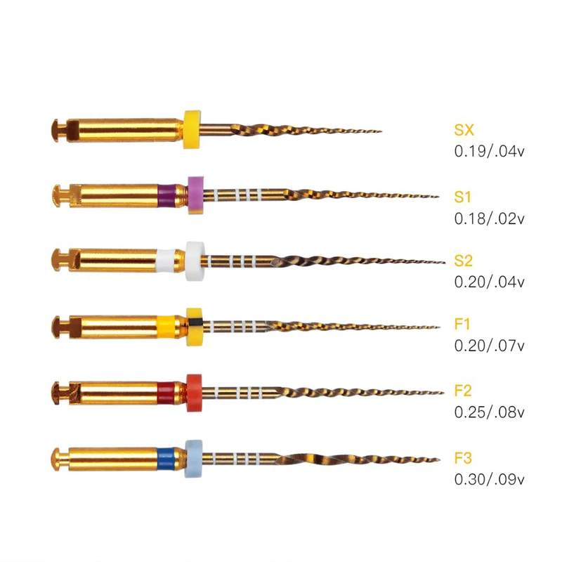 Dental Endo Root Files Root Canal Universeral Engine Use Rotary Files Endondontic Root Canal NITI Dentist Tool Instrument