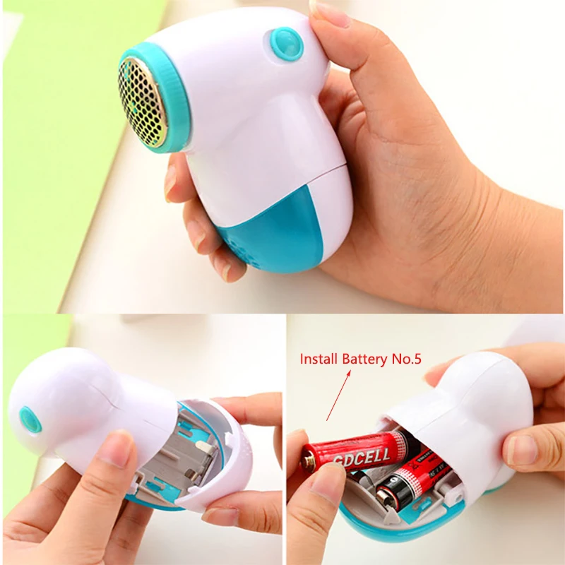 Электрический прибор для удаления пуха с одежды мини-бритва катышков машинка