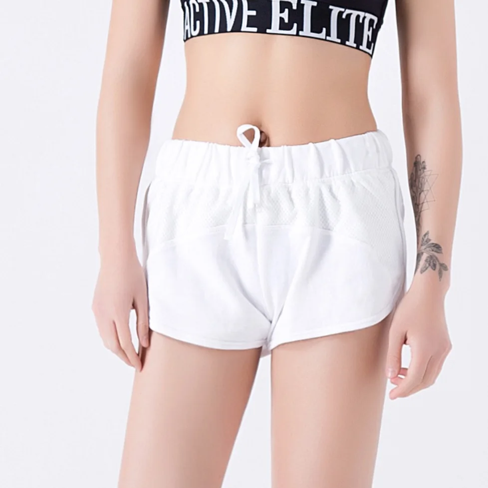 U17322 хлопковые спортивные шорты для бега женские быстросохнущие тренировок