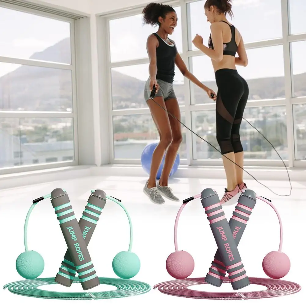 

Weight Loss Jump Rope Cordless with Ball Bearings Wired Skipping Rope For Fitness Body Building Exercise Jumping Rope