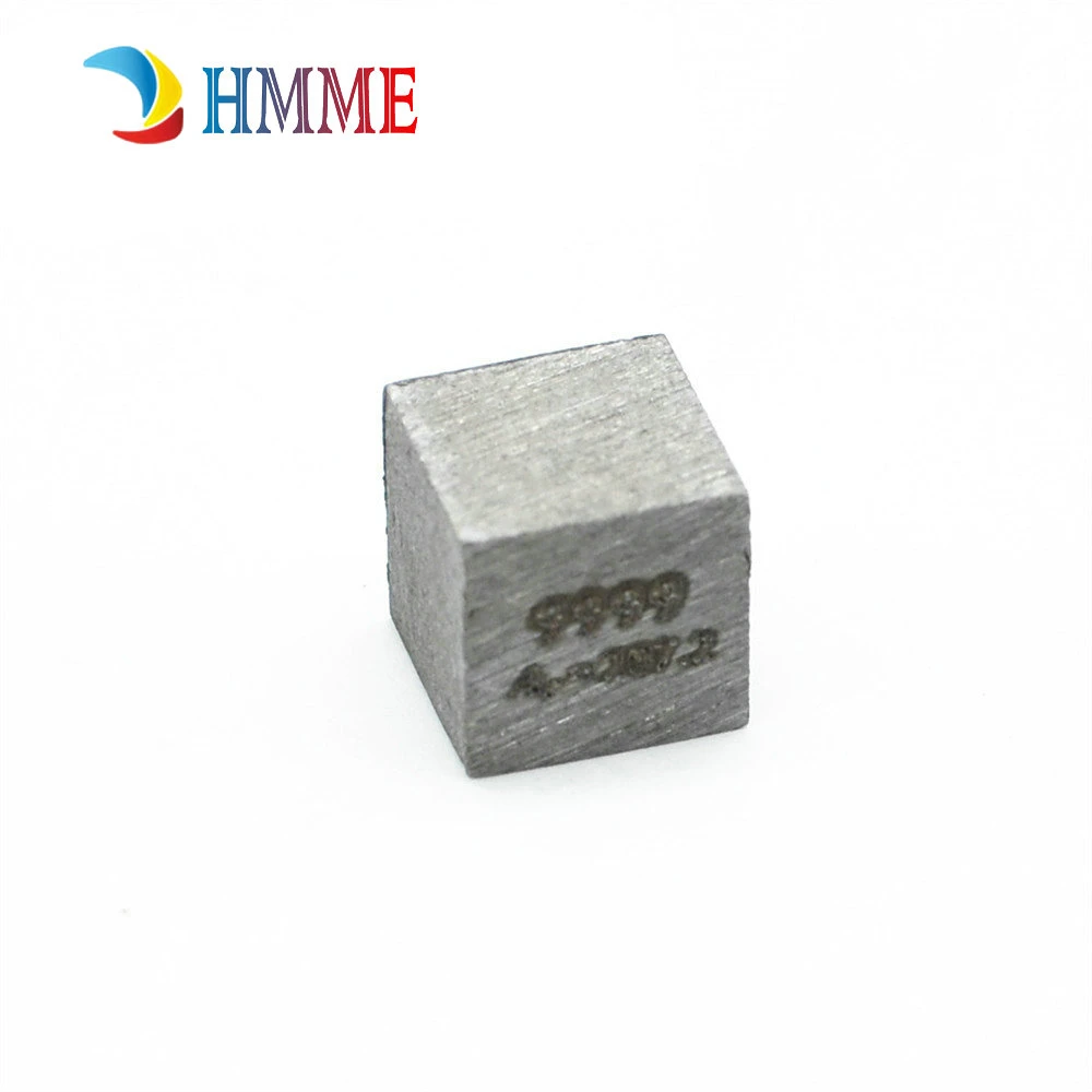 Свинцовый куб высокой чистоты 10x10x10 мм/1 дюйм плюмбус Pb тяжелый металлический