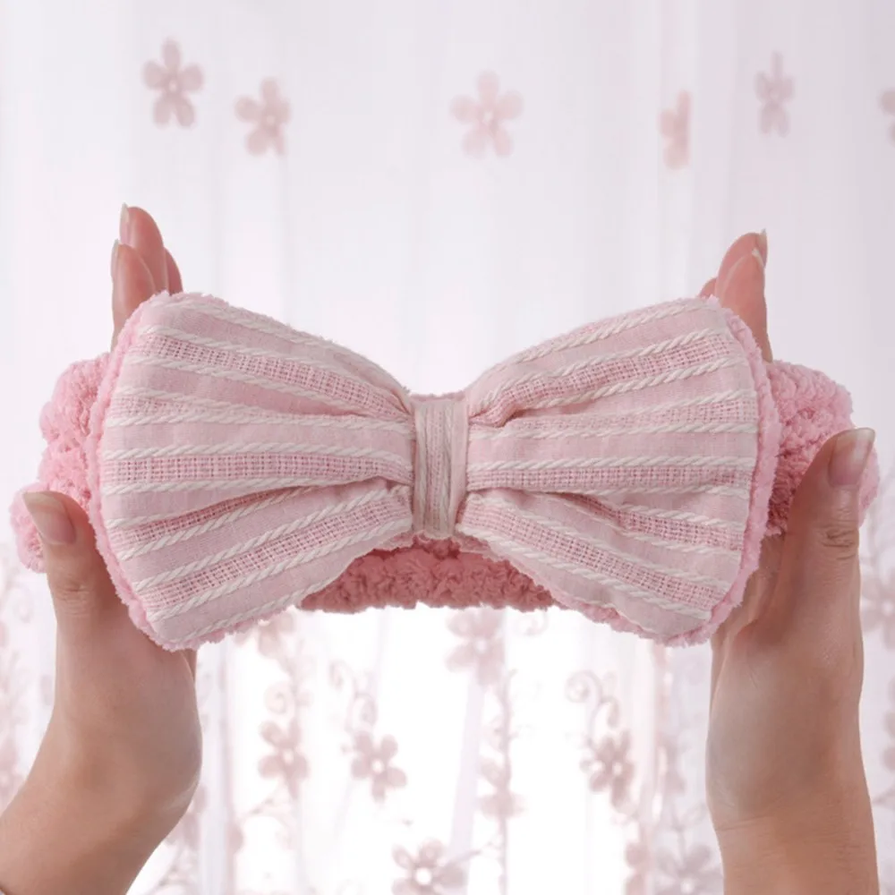 Мытье лица Чистый Макияж Красота эластичное полотенце повязки для волос из