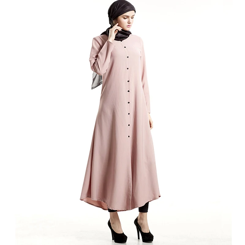 Мусульманские турецкие длинные рубашки большого размера Abaya в Дубае