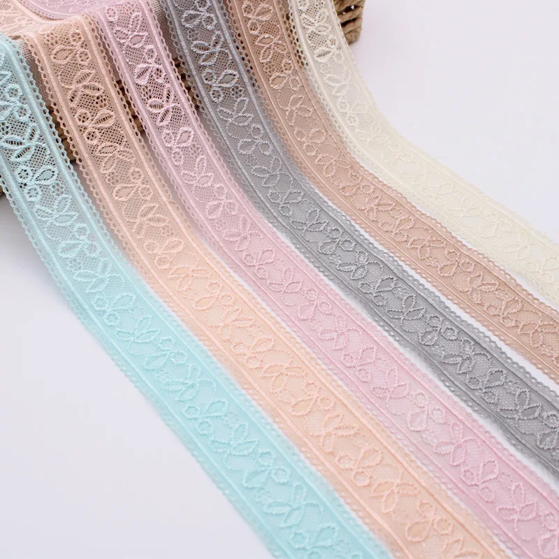 

Meetee 22Meters 30mm Nylon Yarn Lace Elastic Band Soft Baby Hair Band DIY Clothing Decoration Stretch Trims Spandex Lace Webbing