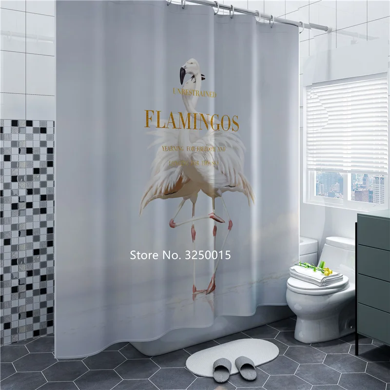 

New Cute Pet Dog Cactus Plant Scenery Shower Curtain Waterproof and Mildew Proof with Hook Children Adult Bathtub Decoration