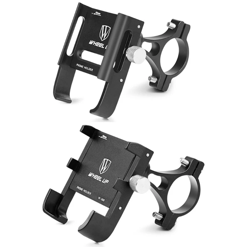 

Bike & Motorcycle Phone Mount Black Color Only Cell Phone Holder for 5.5cm - 10cm Width Cellphone G99D
