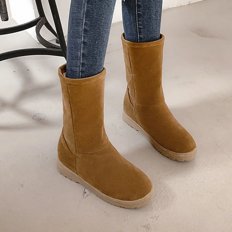 

Winter Hot Snow Boots New Warm Round Head Size 50 Boots for Women 235