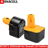 bonacell 3 5ah dc9071 replacement battery for dewalt 12v dw9071 dw9072 de9037 de9071 de9072 de9074 cordless power tool batteries