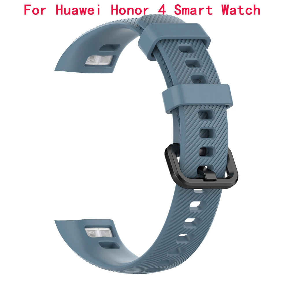 Yanqing Для huawei Honor 4 ремешок силиконовый браслет ремешок спортивный сменный водонепроницаемый браслет с инструментом для huawei Honor 3 умные часы - Цвет: Yanqing