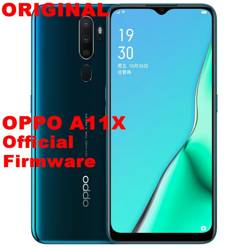 Оригинальный смартфон Oppo A11X 4G LTE Android 9 0 Snapdragon 665 5000 мАч сканер отпечатка пальца 6 5
