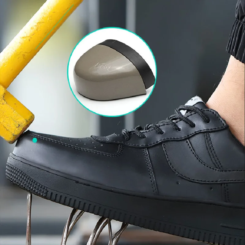 Unisex Classic Brand High and Low 1 Sneakers Steel Toe Cap Work Safety Shoes Men Breathable Non-slip Retro Boots Women | Обувь