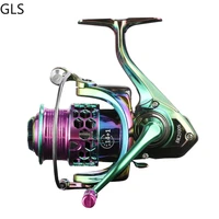 2022 newest saltwaterfreshwater 5 01 fishing coil multicolor sk 800 1500 2500 series carved spool spinning fishing reel