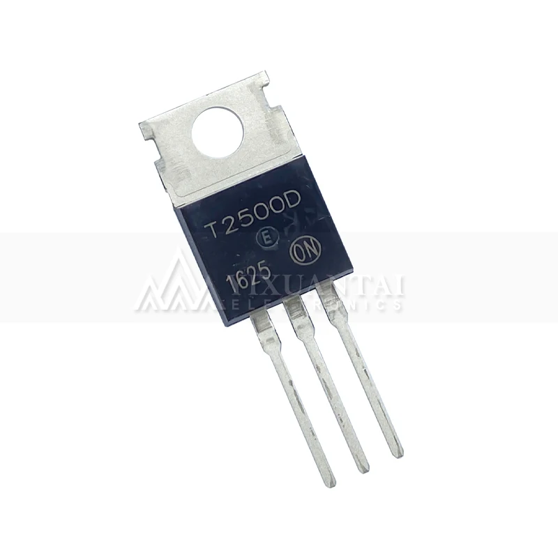 

10pcs/lot T2500D 100% NEW origina T2500D 6A 400V T2500 TO220 Triode Transistor TO-220
