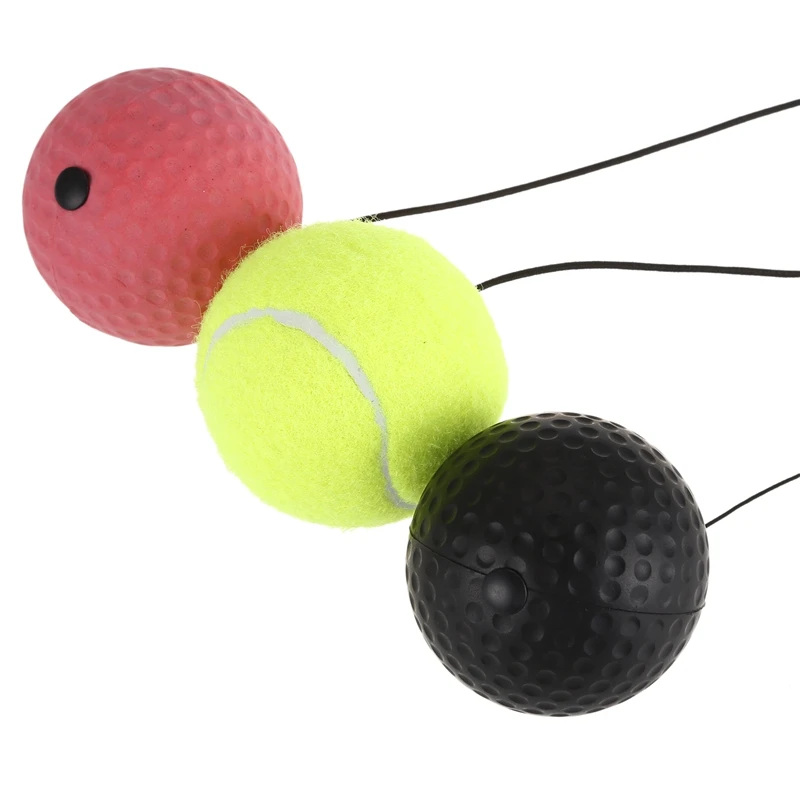Boxing Reflex Ball 3 Difficulty Level Fight with Headband Perfect for Reaction Hand Eye Coordination Training | Спорт и развлечения