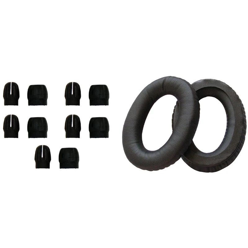 

Ear Pads Cushions For Bose Aviation Headset X A10 A20 Headphones & PTX760 GP3188 GP3688 GP328 GP338 Knob Cap