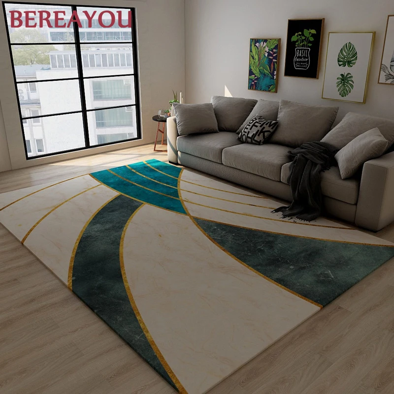 Роскошные ковры зеленого цвета для гостиной спальни украшения детской