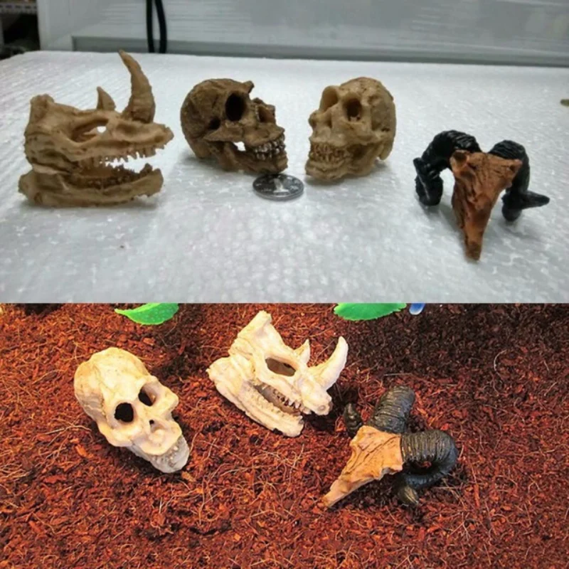 Т-Рекс череп динозавра подарки из смолы Реплика для домашнего декора статуя