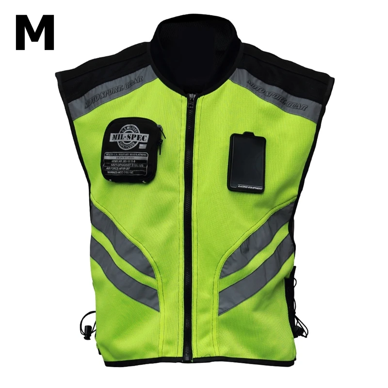 

Жилет для мотоциклиста, светоотражающий жилет, куртка, ночная видимая безопасность, мотокросс, внедорожная мотокомандная форма, одежда JK-22