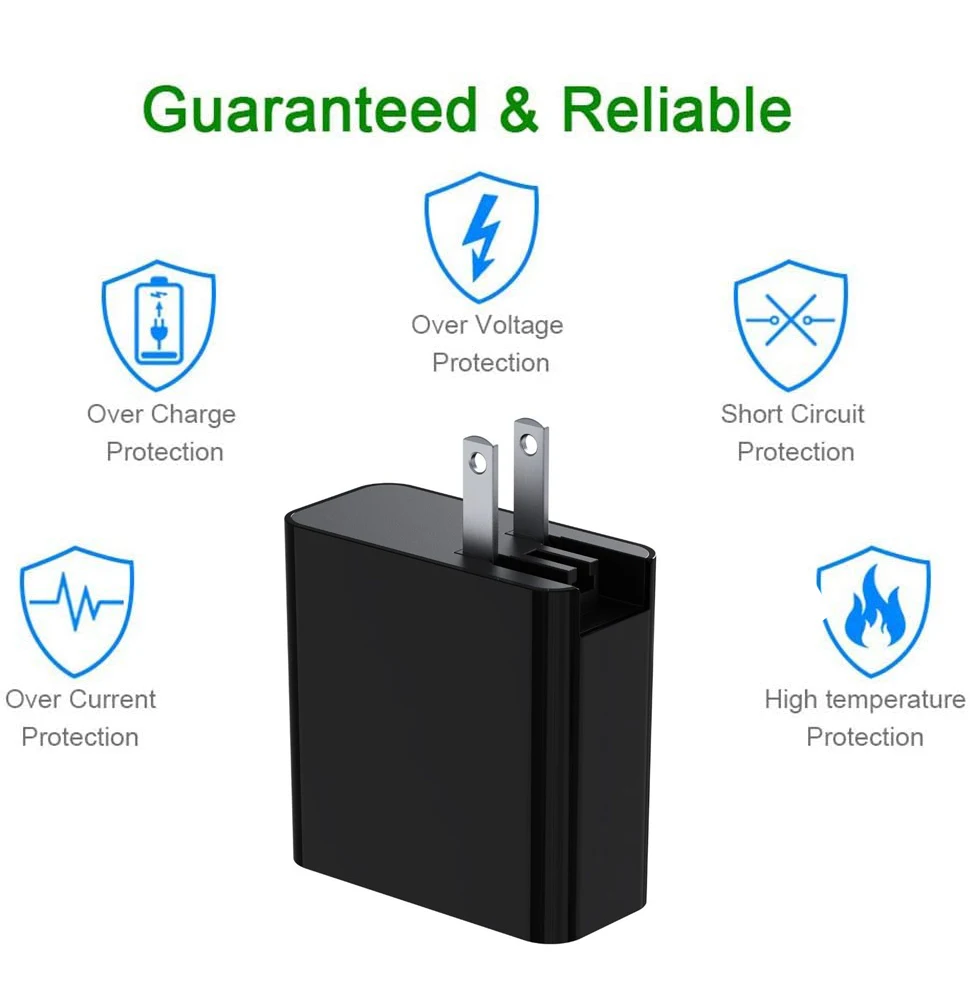 65w type c usb c адаптер питания pd60w 45 вт qc3 0 зар