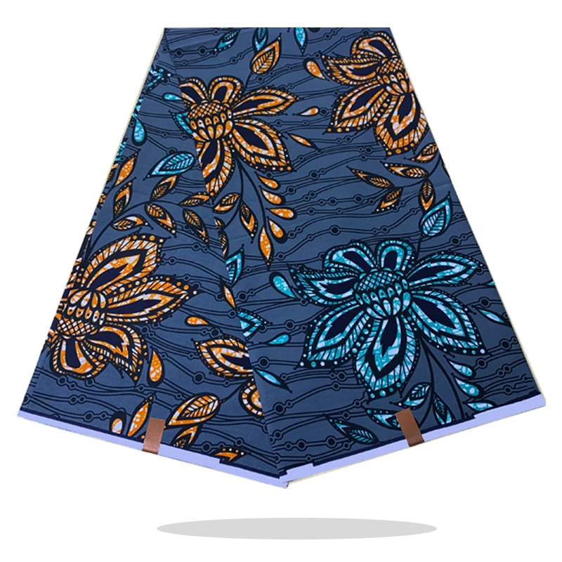 Анкара африканская вощеная ткань принтом 100% хлопок настоящий мягкий нигерийский