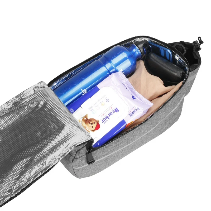 

Bicycle Bag Insulated Trunk Cooler Pack Cycling Bicycle Rear Rack Storage Luggage Pouch Reflective MTB Bike Pannier Shoulder Bag