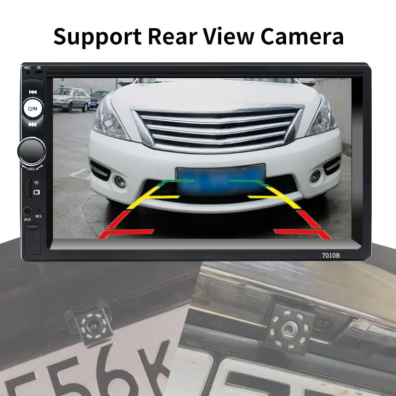 Автомобильный радиоприемник Hippcron стерео-система с поддержкой Bluetooth 7