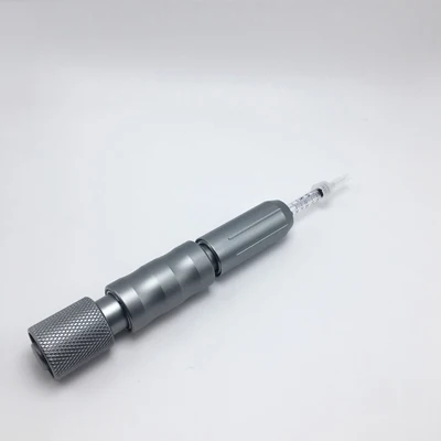silver pen Новейший бесигольчатый мезотерапевтический пистолет распылитель гиалуроновой стифт ручка для губ кожный наполнитель инжектор против морщин мезо гиалурон кислотная ручка - Номер модели: silver pen