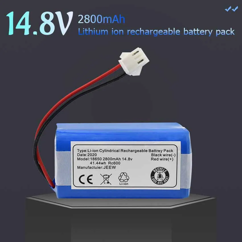 

100% high quality14.8V 2800mah Li Ion Rechargeable Battery For ILIFE A4 A4s V7s A6 V7s Plus Robot Vacuum Cleaner