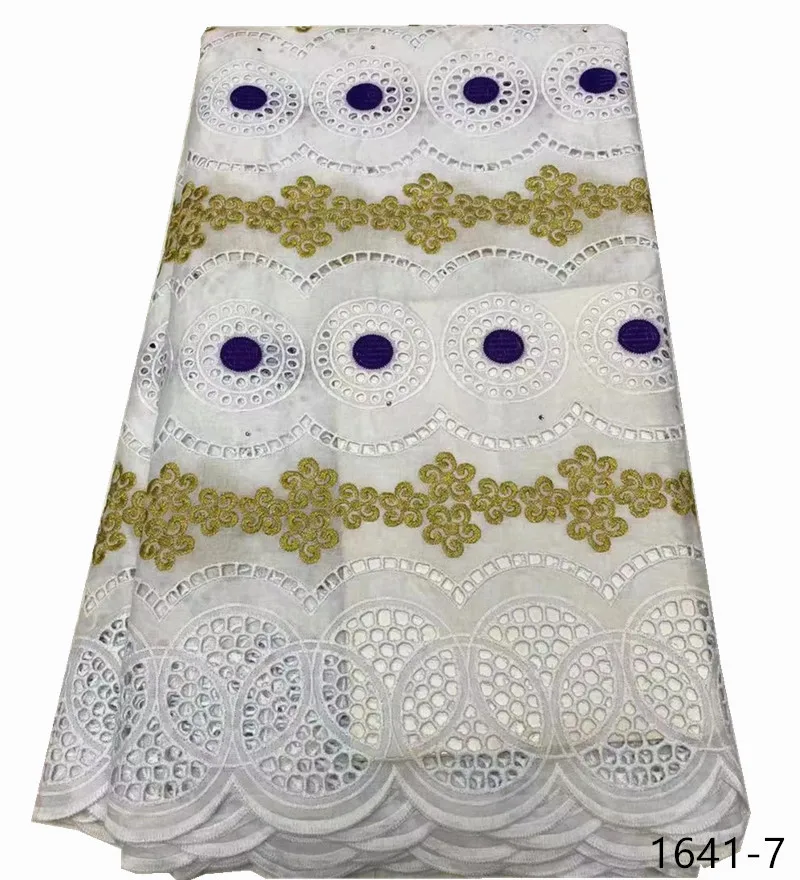 

Hot sale black nigerian lace fabric high quality lace 2021 swiss voile lace fabric embroidered african dry lace for wedding 1641