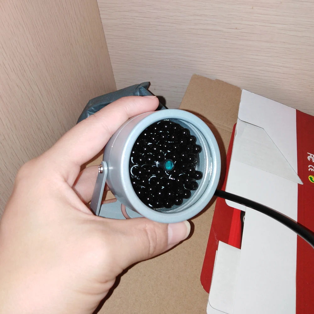 

DC12V CCTV LEDS Invisible 48PCS IR illuminator Light 940nm IR Infrared Night Vision metal waterproof Fill Light For CCTV Camera
