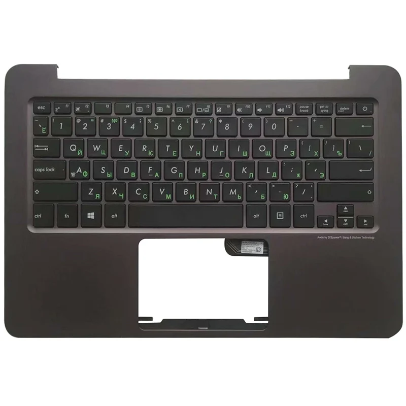 Русская клавиатура для ноутбука ASUS Zenbook UX305 UX305LA UX305UA UX305CA коричневая Подставка рук