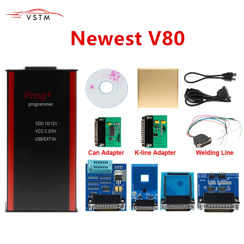 Программатор V80 Iprog + Pro поддержка IMMO коррекция пробега сброс подушки безопасности