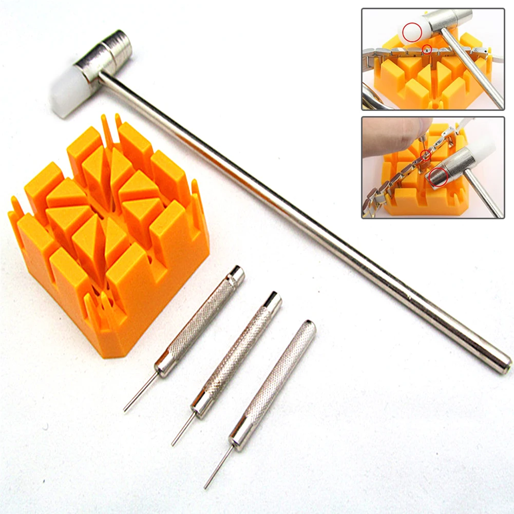 Watch Band Bracelet Link Repair Remover Tool Punch Pins Strap Holder Kit Meters of the Meter Accessories Tools #5 | Наручные часы