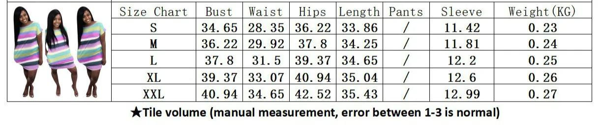

2020 Korean Style Women Summer Colorful Striped Print Short Sleeve O-neck Above Knee Tee Dress Fashion Streetwear Mini Dresses