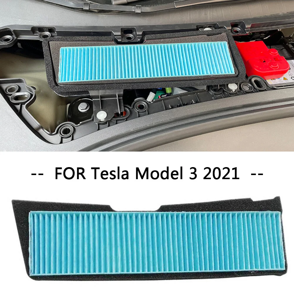

Air Intake Grille Protective Cover Air Filters for Tesla Model 3 2021 Air Conditioner Inlet Filter Replacement Parts Accessories