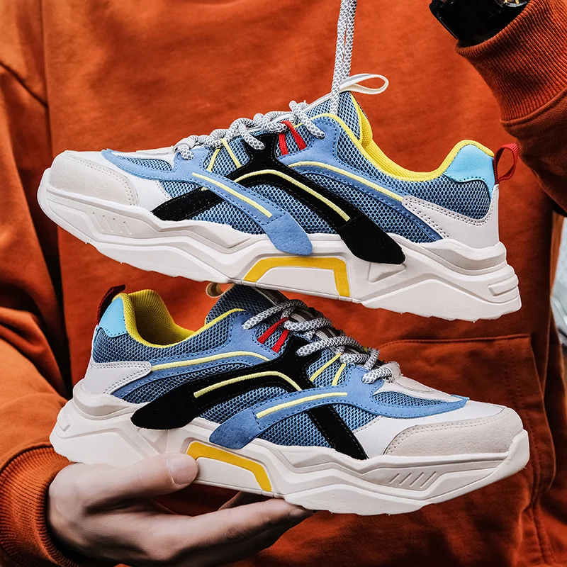 Мужские удобные кроссовки черные повседневные новинка 2020 |