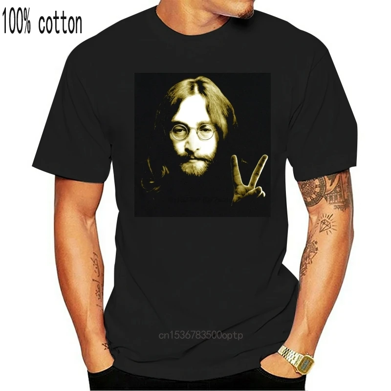 Женская футболка с принтом John Lennon Peace прямо от Stockist|Футболки| |